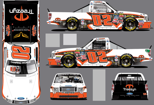 Austin Hill Welcomes Treezyn Camo as he Readies for Charlotte Motor Speedway